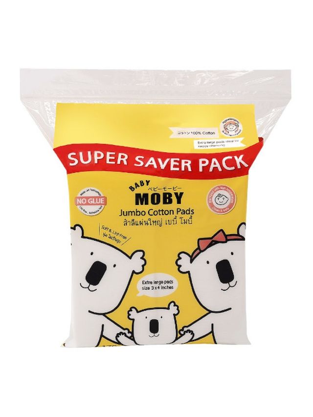 Baby Moby Jumbo Cotton Pads Super Savers Pack edamama